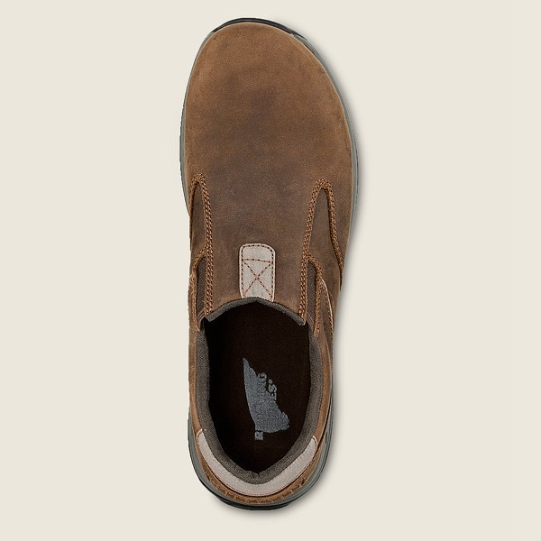 Red Wing Slip-On Hombre Marrom - Comfortpro - Soft Toe - 098-XWYCSV